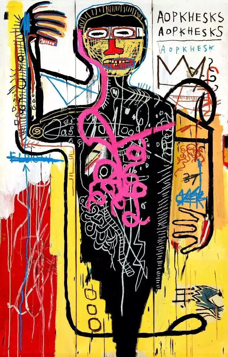Versus Medici par Jean-Michel Basquiat Zéro Basketball